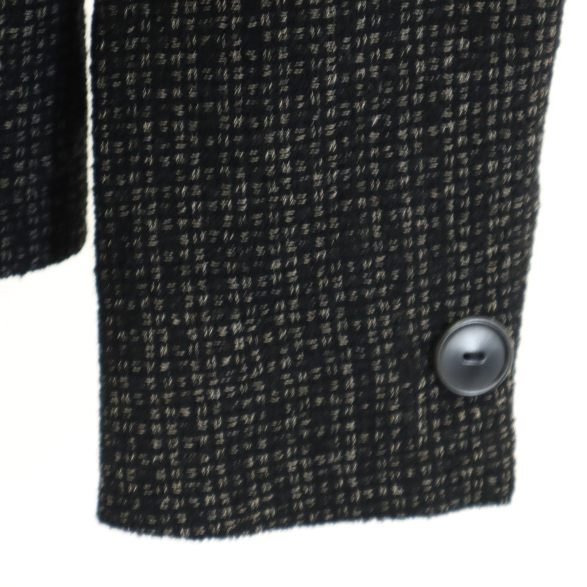 MAX MARA マックスマーラ ウールブレンド 総柄 ジャケット 40 黒系 レディース