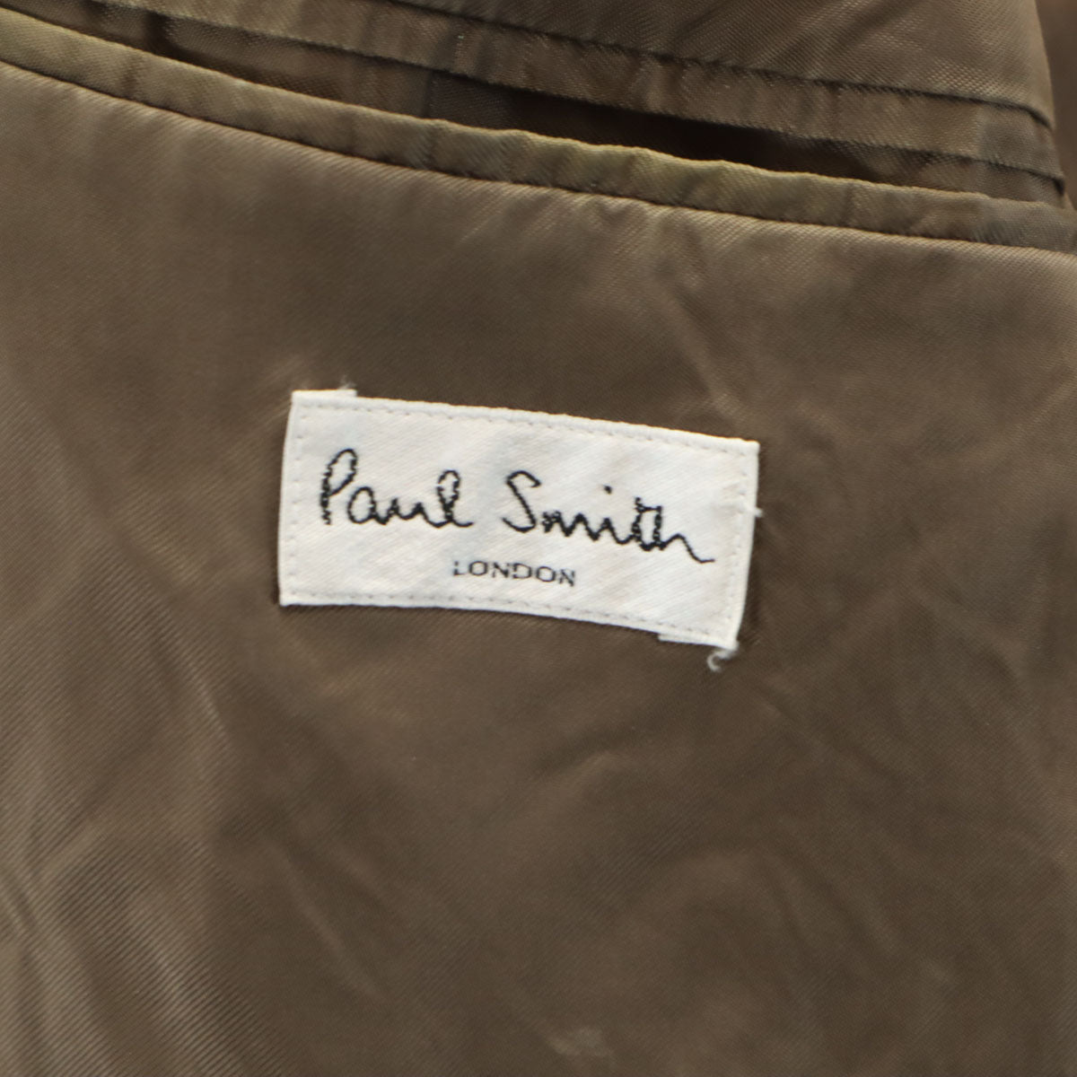 Paul Smith ポールスミス 日本製 リネンブレンド テーラードジャケット M ベージュ ErmenegildoZegna メンズ
