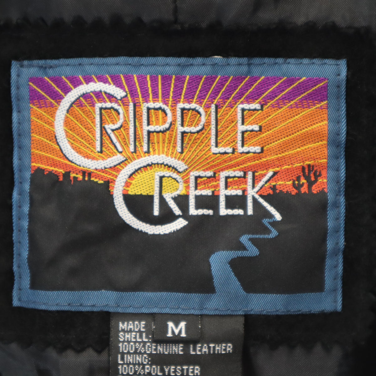 Cripple Creek クリップルクリーク 90s 00s オールド スウェード ジャケット M ブラック レザー レディース