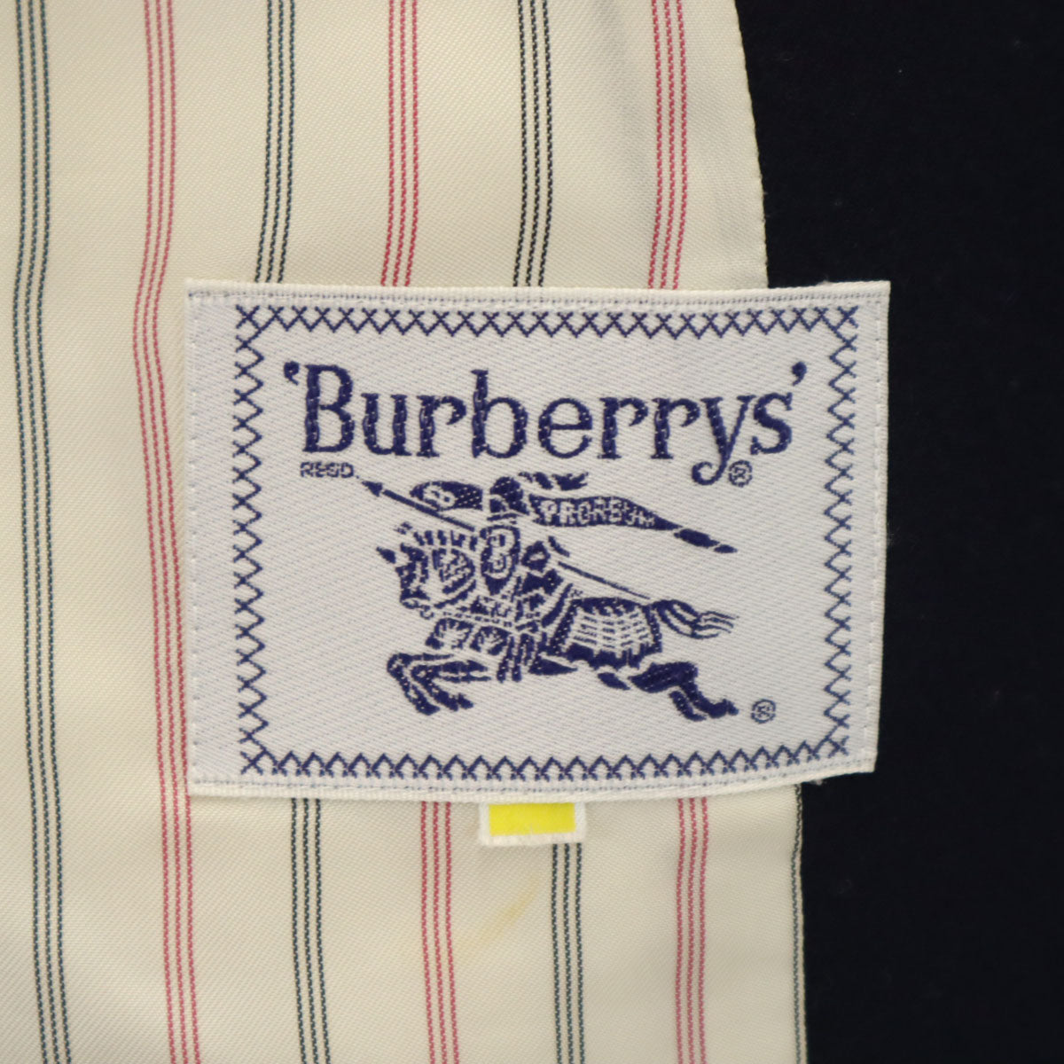 Burberrys バーバリーズ 90s ウール オールド 金ボタン 紺ブレ テーラードジャケット 7AR ネイビー レディース