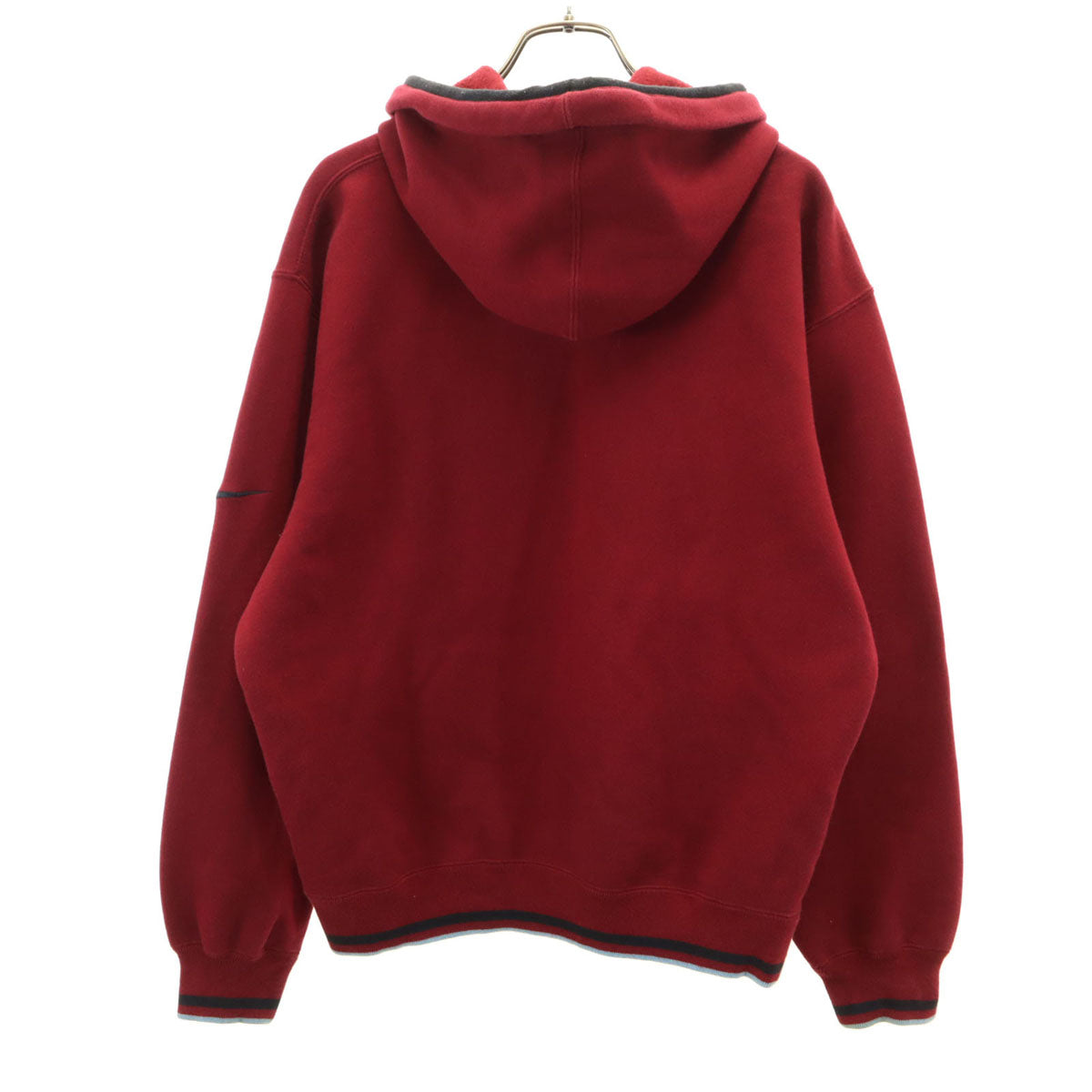 NIKE ナイキ 90s 00s オールド 白タグ 長袖 パーカー M バーガンディー 裏起毛 メンズ