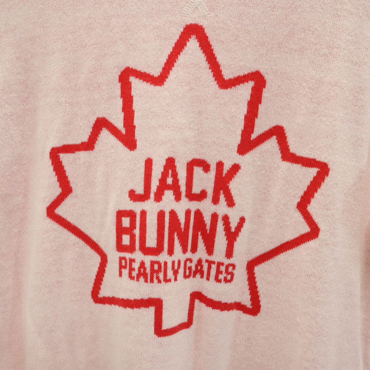 Jack Bunny!! by PEARLY GATES ジャックバニーバイパーリーゲイツ ゴルフ 長袖 ニット 1 ホワイト系 セーター レディース