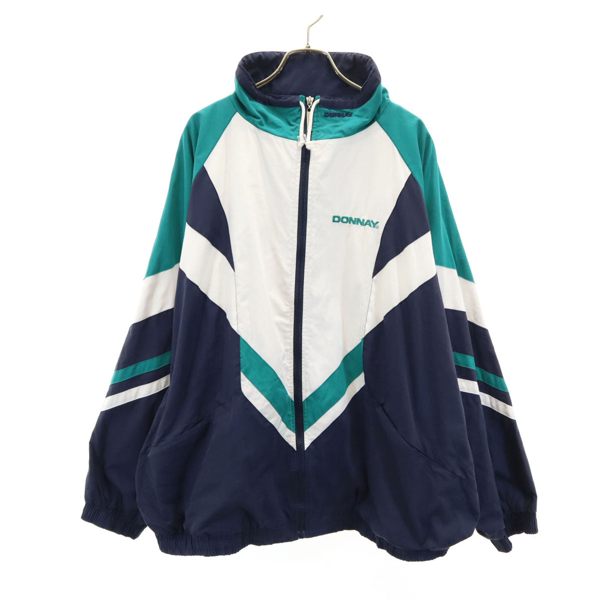 DONNAY 90s オールド ジップジャケット XXL ネイビー系 ビッグサイズ メンズ