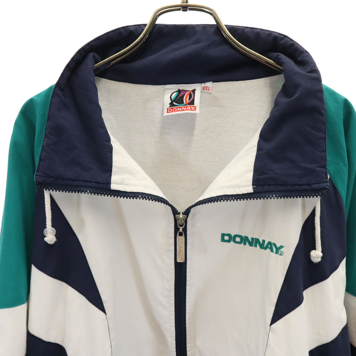 DONNAY 90s オールド ジップジャケット XXL ネイビー系 ビッグサイズ メンズ