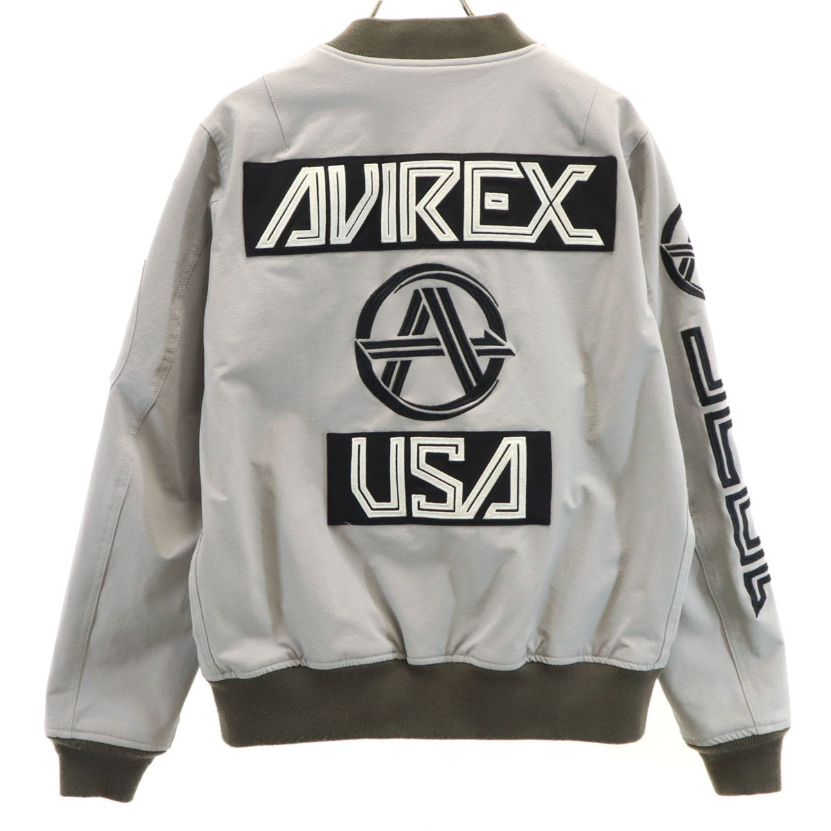 AVIREX アヴィレックス MA-1 ジャケット L グレー メンズ