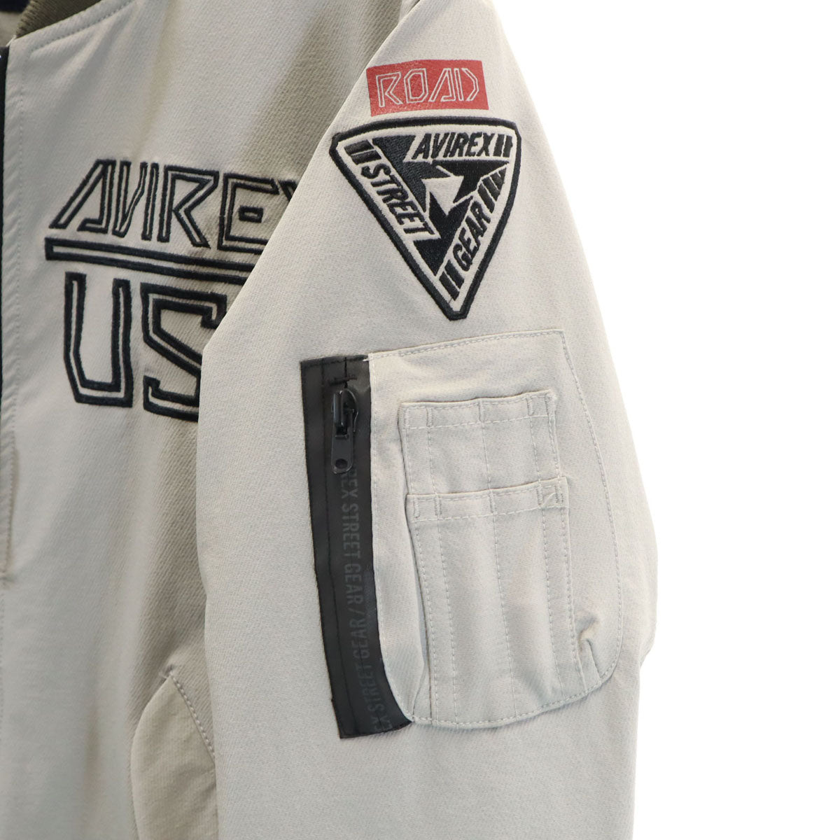 AVIREX アヴィレックス MA-1 ジャケット L グレー メンズ