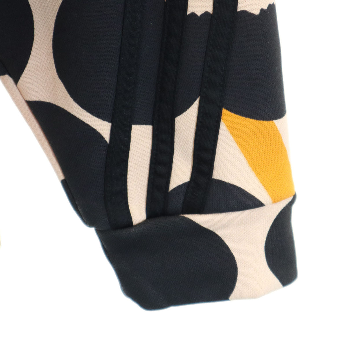 adidas アディダス MARIMEKKO マリメッコ コラボ スウェット ジップパーカー 上下 セットアップ M 黒系 レディース