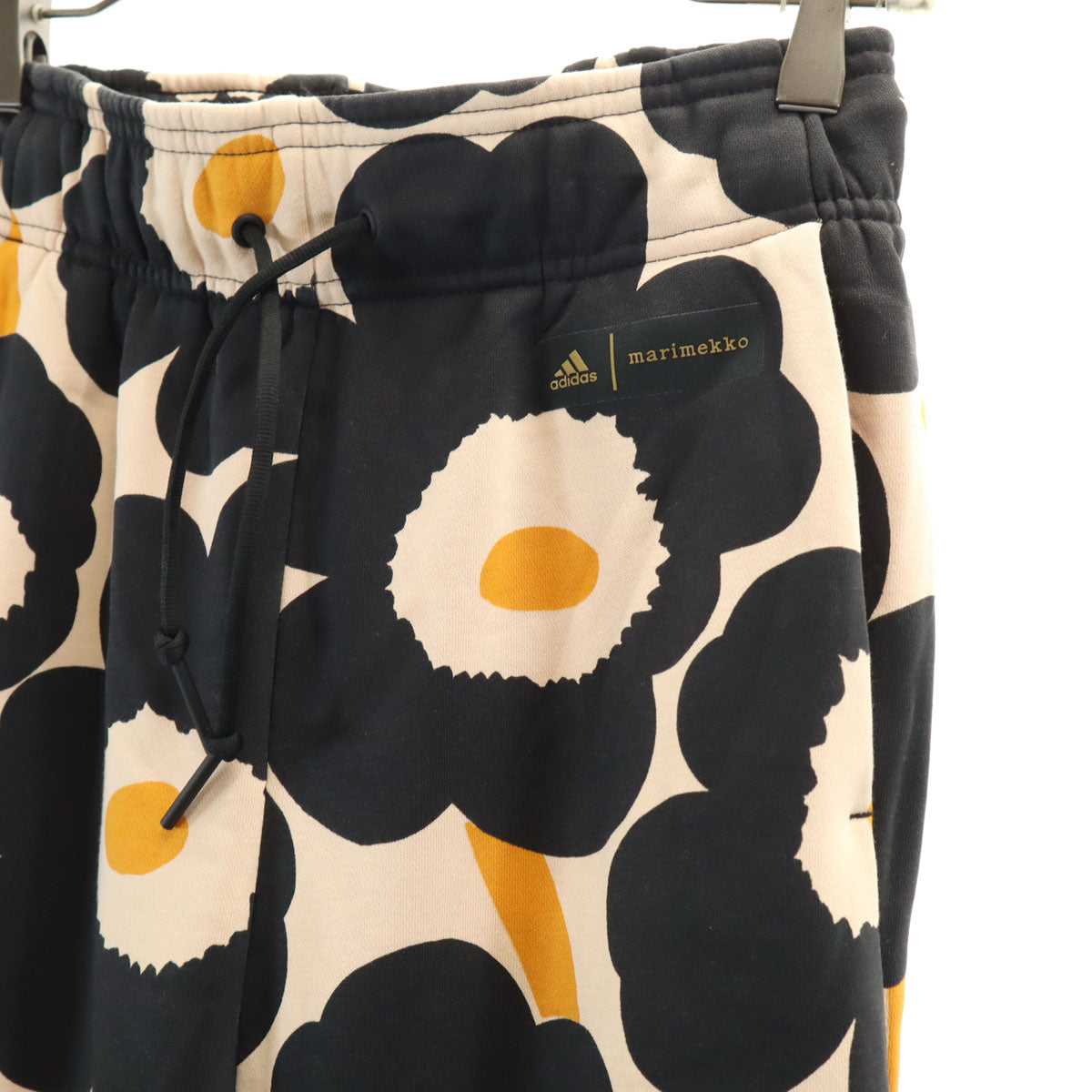 adidas アディダス MARIMEKKO マリメッコ コラボ スウェット ジップパーカー 上下 セットアップ M 黒系 レディース