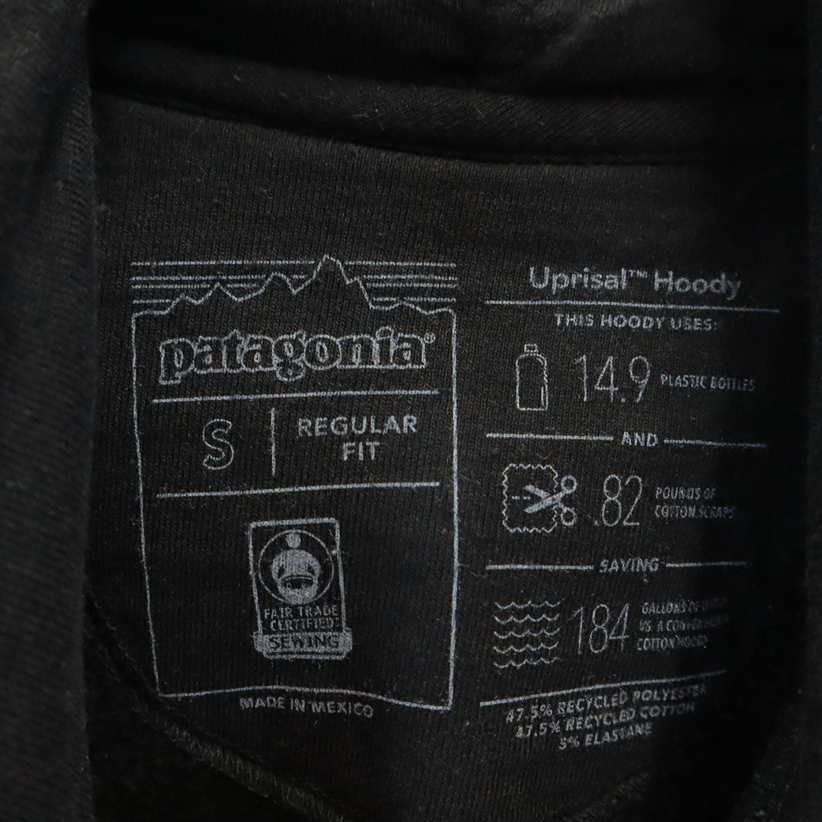 patagonia パタゴニア アウトドア STY39566FA19 長袖 スウェットパーカー L ブラック系 レディース