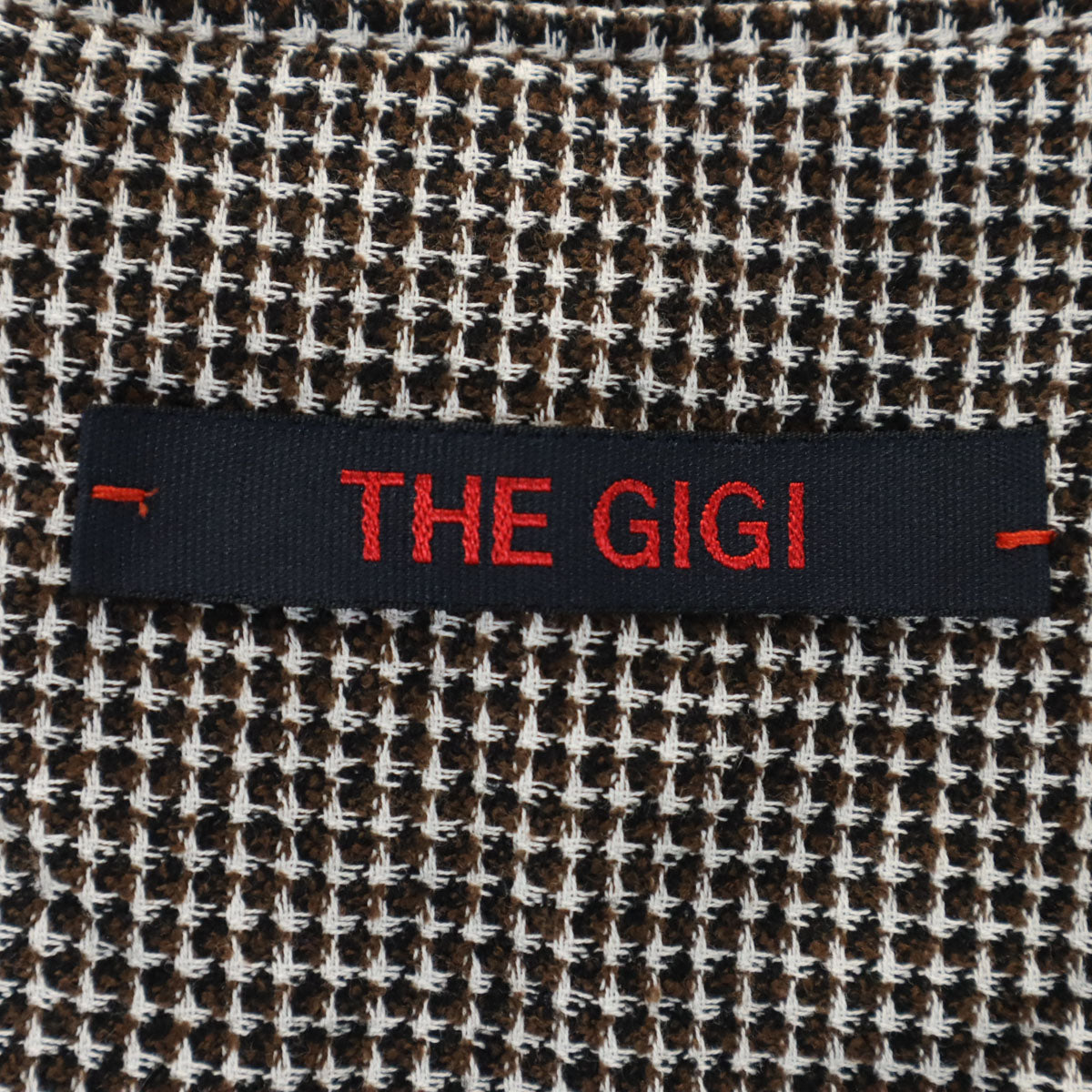 THE GIGI ザジジ DON'T LOOK BACK イタリア製 ウールブレンド 千鳥格子 テーラードジャケット 48 メンズ