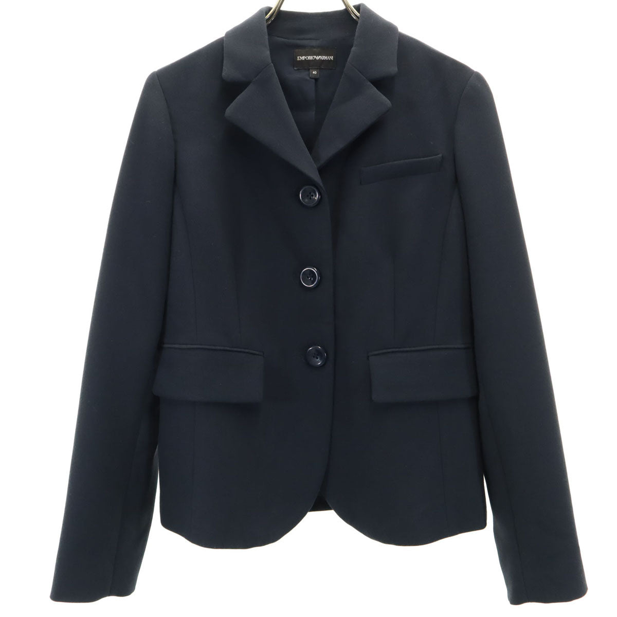 Emporio Armani エンポリオアルマーニ 長袖 ジャケット 40 ネイビー系 レディース