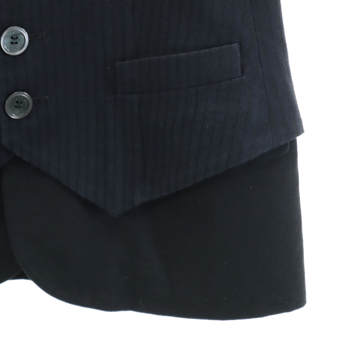 MARC BY MARC JACOBS マークバイマークジェイコブス 日本製 レイヤード テーラードジャケット 4 ネイビー レディース