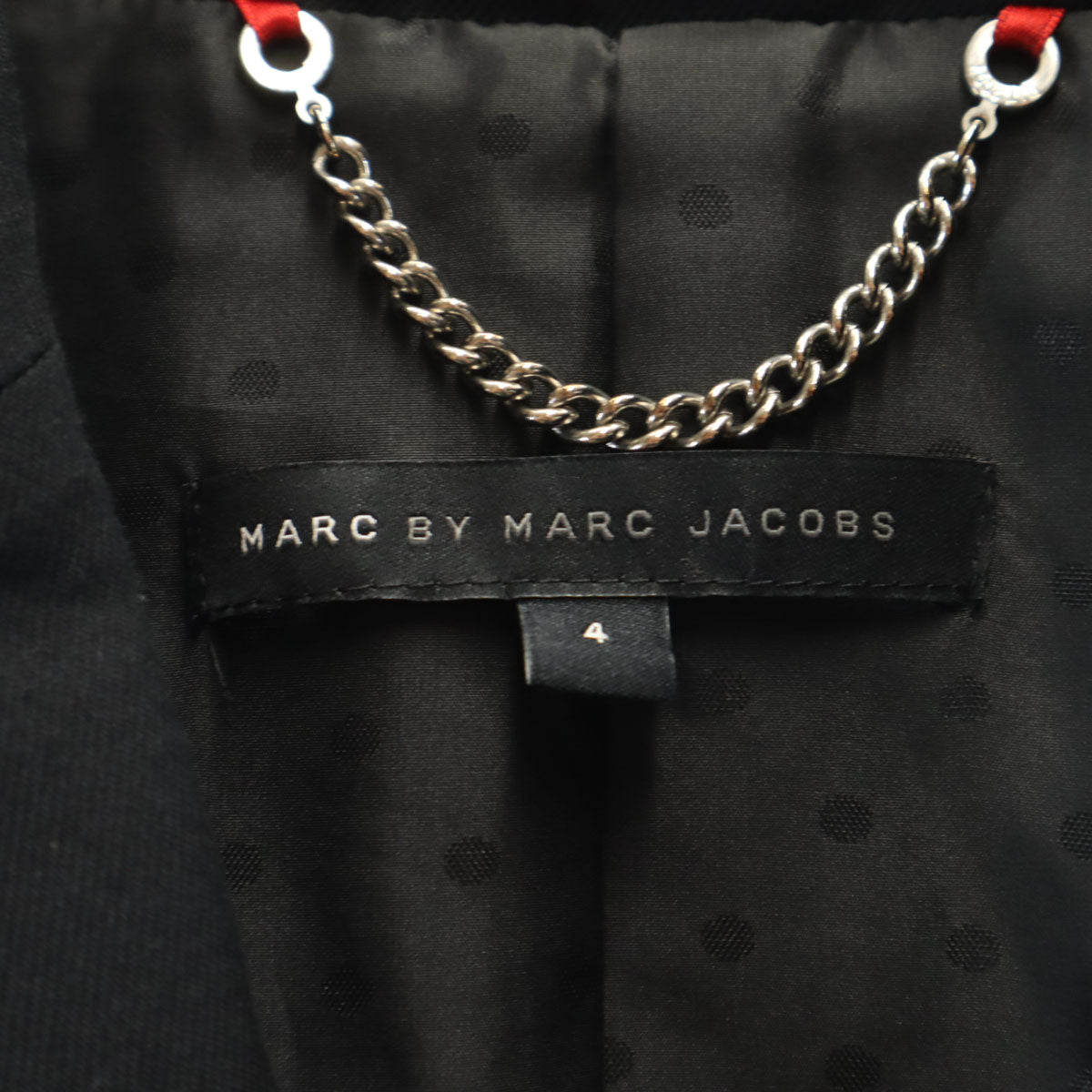MARC BY MARC JACOBS マークバイマークジェイコブス 日本製 レイヤード テーラードジャケット 4 ネイビー レディース