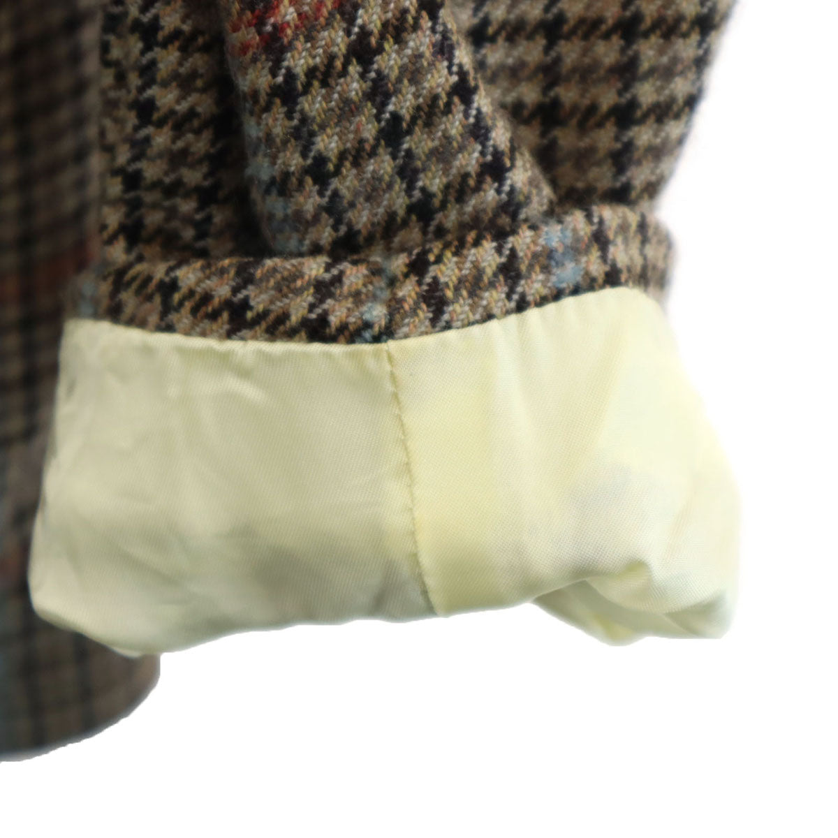 Paul Smith LONDON ポールスミスロンドン 日本製 チェック柄 テーラードジャケット S ベージュ系 メンズ