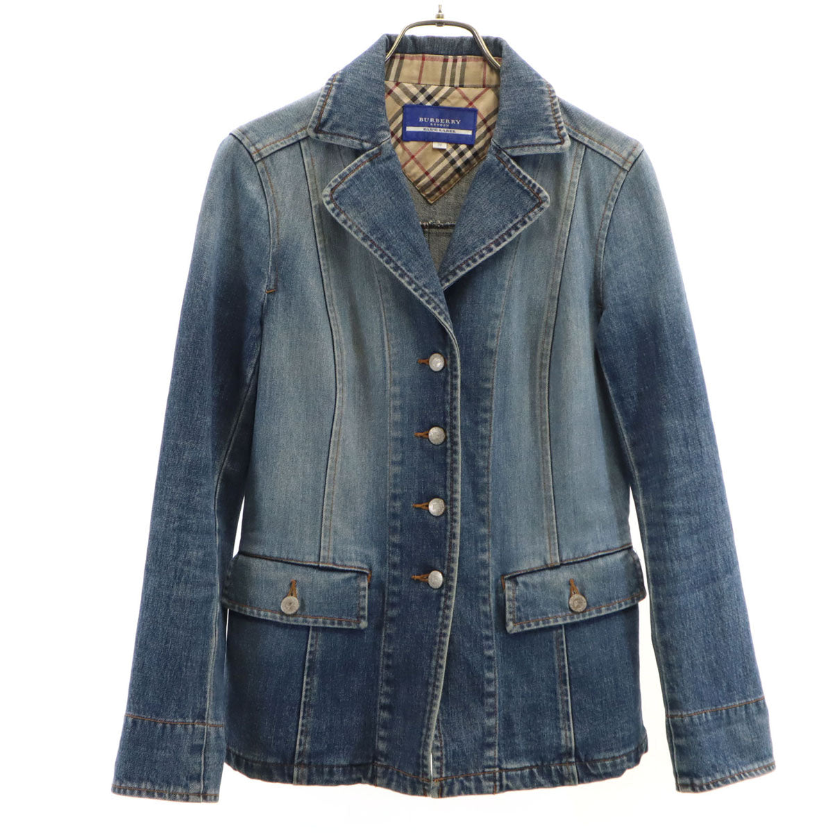 BURBERRY BLUE LABEL バーバリーブルーレーベル デニムジャケット 38 ブルー系 ジージャン 三陽商会 レディース