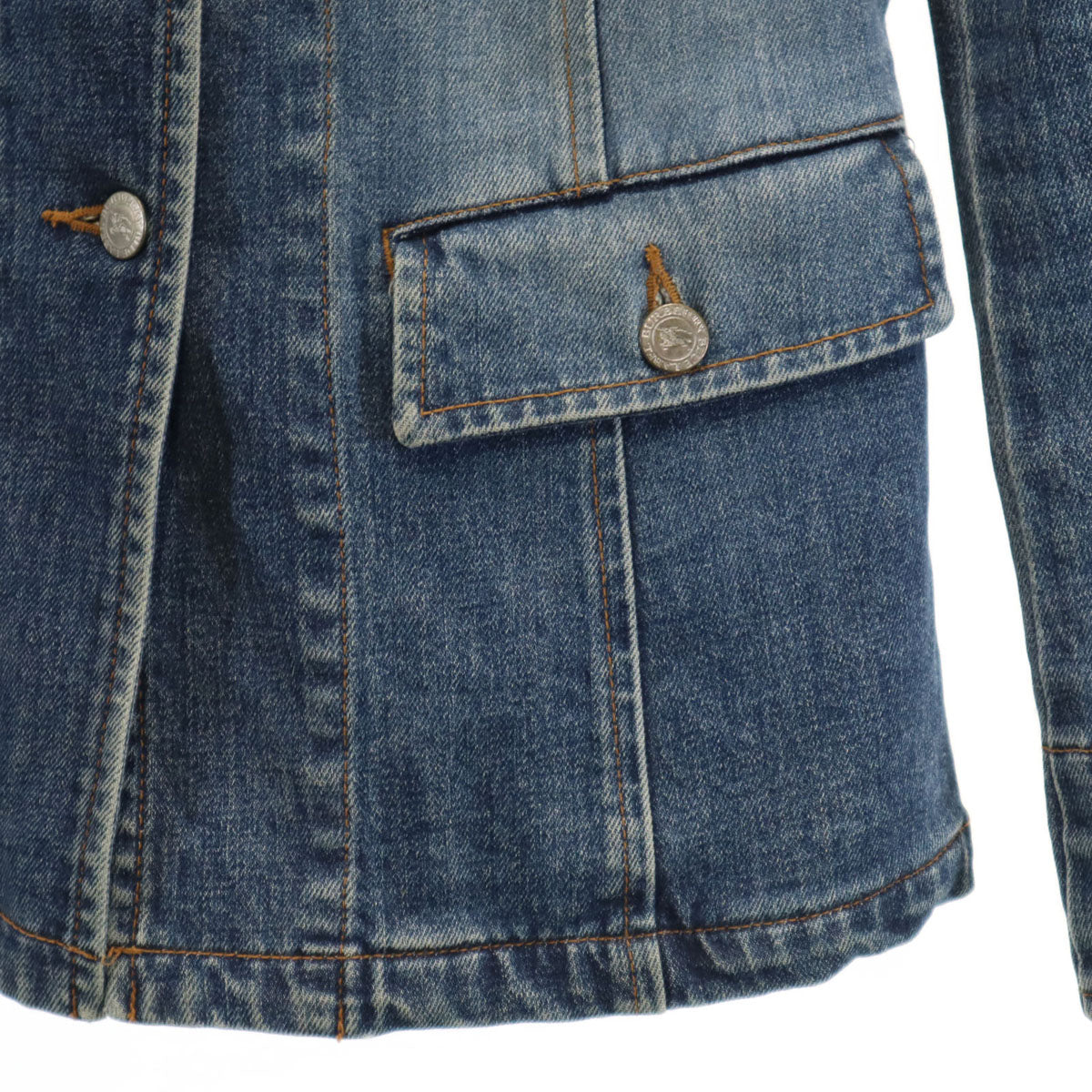 BURBERRY BLUE LABEL バーバリーブルーレーベル デニムジャケット 38 ブルー系 ジージャン 三陽商会 レディース
