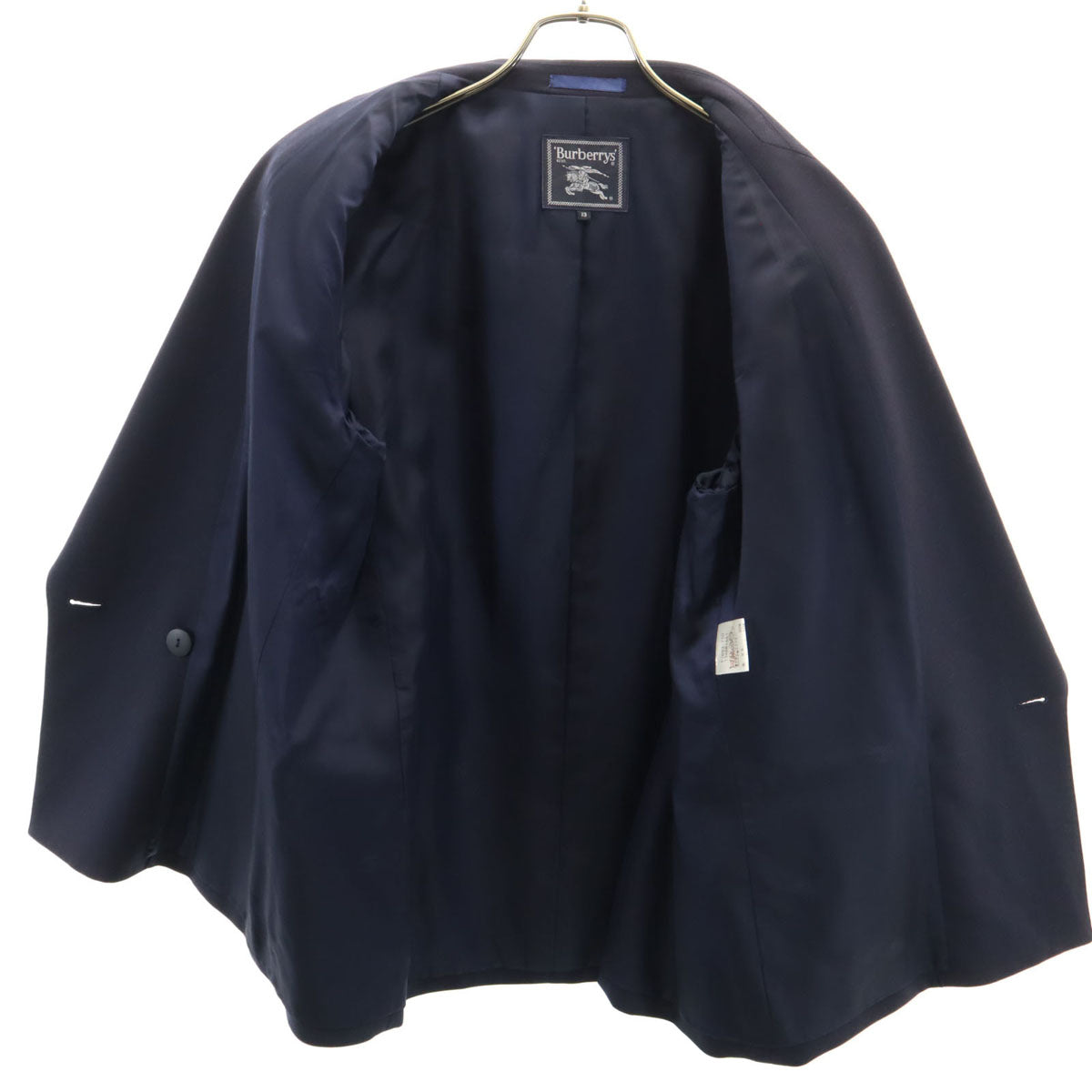 Burberrys バーバリーズ 90s オールド 金ボタン ブレザー 13 ネイビー 三陽商会 ジャケット レディース