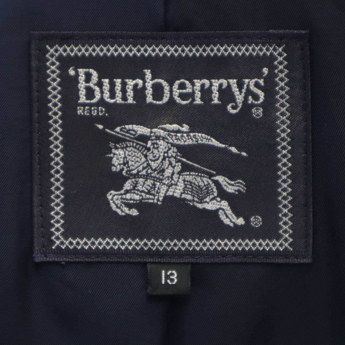 Burberrys バーバリーズ 90s オールド 金ボタン ブレザー 13 ネイビー 三陽商会 ジャケット レディース