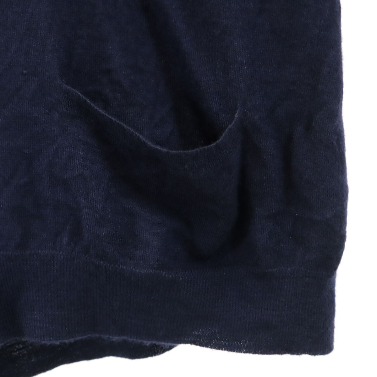 Drawer ドゥロワー カシミヤシルクブレンド 長袖 Vネック ニットカーディガン 40 ネイビー ユナイテッドアローズ レディース