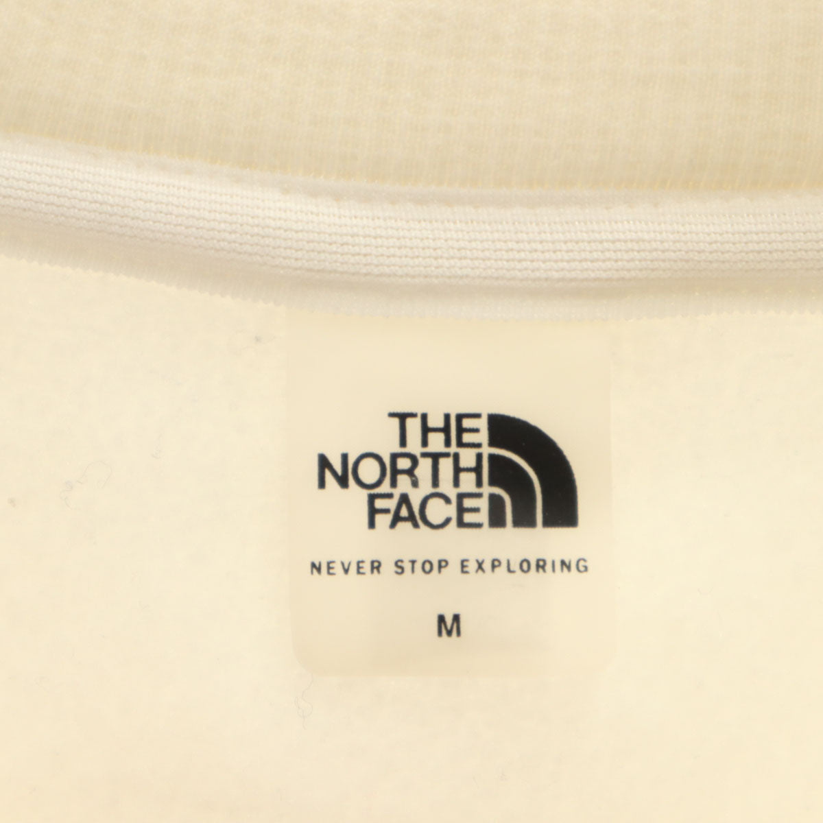 THE NORTH FACE ノースフェイス 長袖 ラリーオンロッククルー トレーナー M ホワイト アウトドア NLW72102 裏フリース レディース