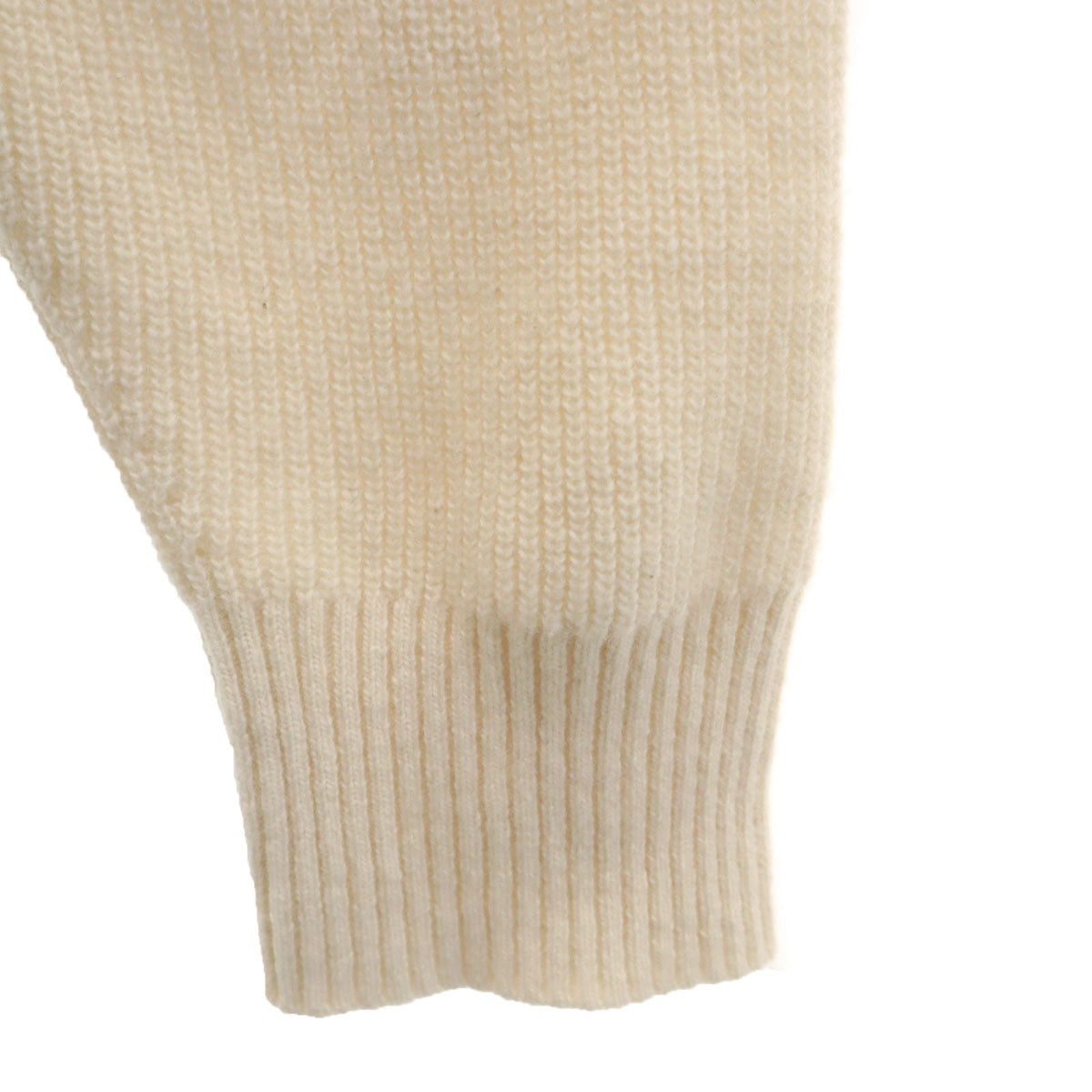 BLUE LABEL ブルーレーベル ウールブレンド 長袖 バックレースアップ セーター 38 アイボリー ニット 三陽商会 レディース