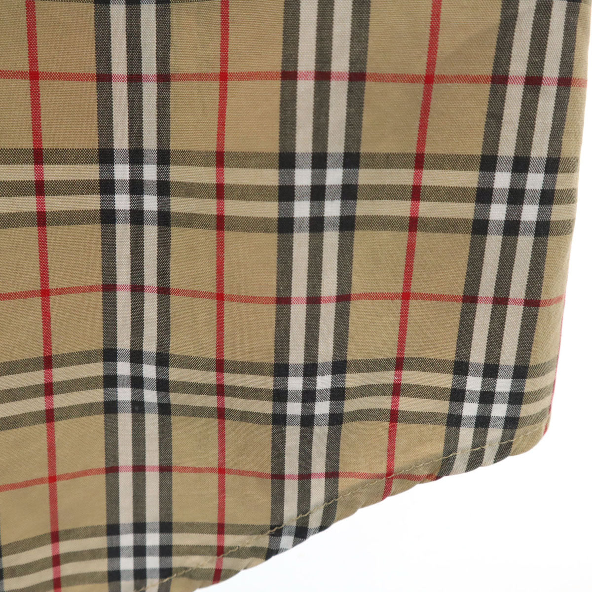 BURBERRY BLUE LABEL バーバリーブルーレーベル 90s オールド ノバチェック柄 長袖 コットンシャツ 38 ベージュ 三陽商会 レディース