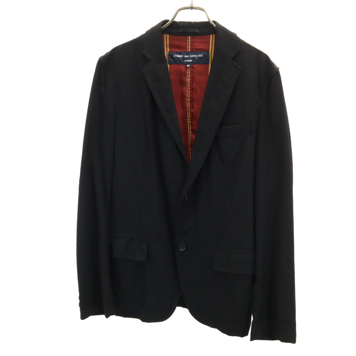 COMME des GARCONS HOMME コムデギャルソンオム 00s 2006年 日本製 テーラードジャケット M ブラック メンズ