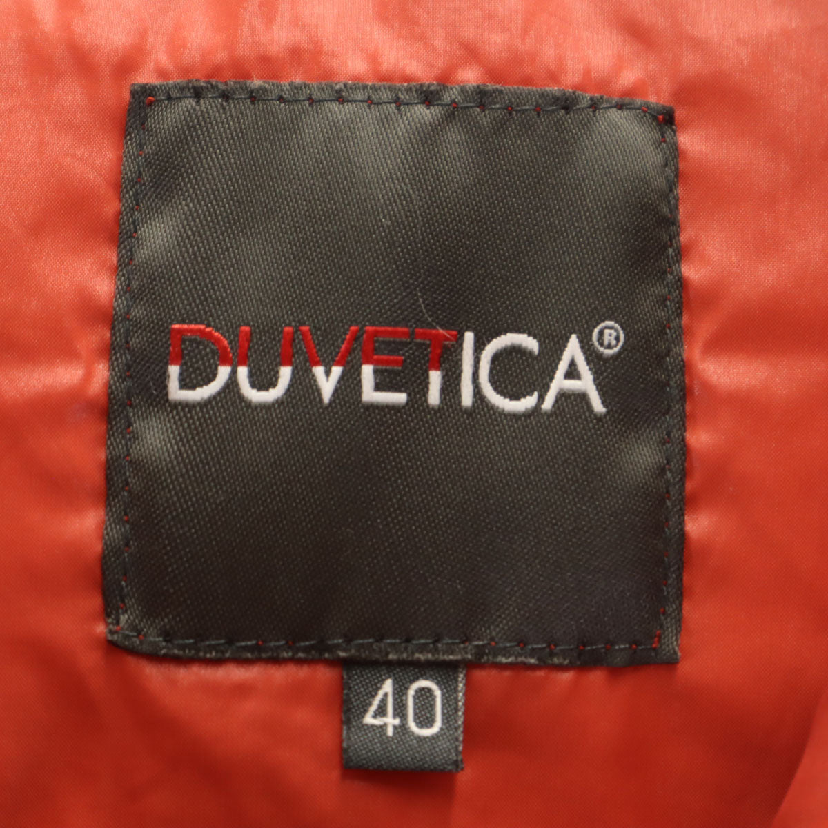 DUVETICA デュベティカ ブルガリア製 GOCCIA ダウンベスト 40 レッド系 レディース