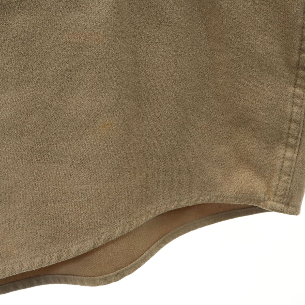 ARMANI JEANS アルマーニジーンズ 90s イタリア製 オールド 長袖 ネルシャツ L ベージュ メンズ