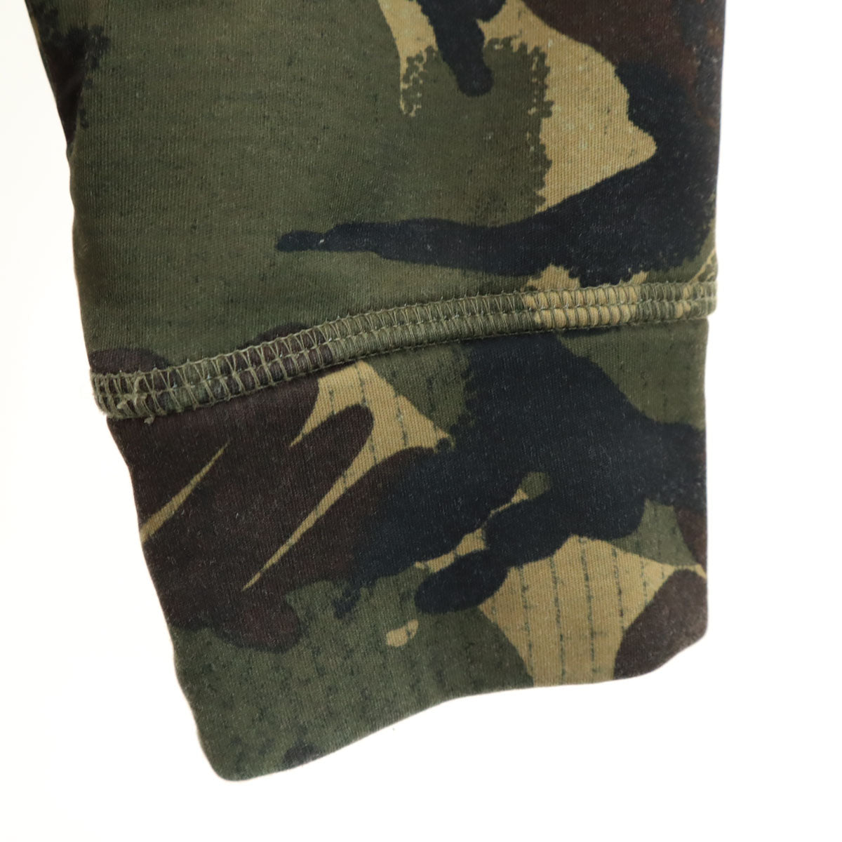 BURTON バートン カモフラ柄 長袖 ボンディング トレーナー L カーキ 迷彩 裏フリース メンズ