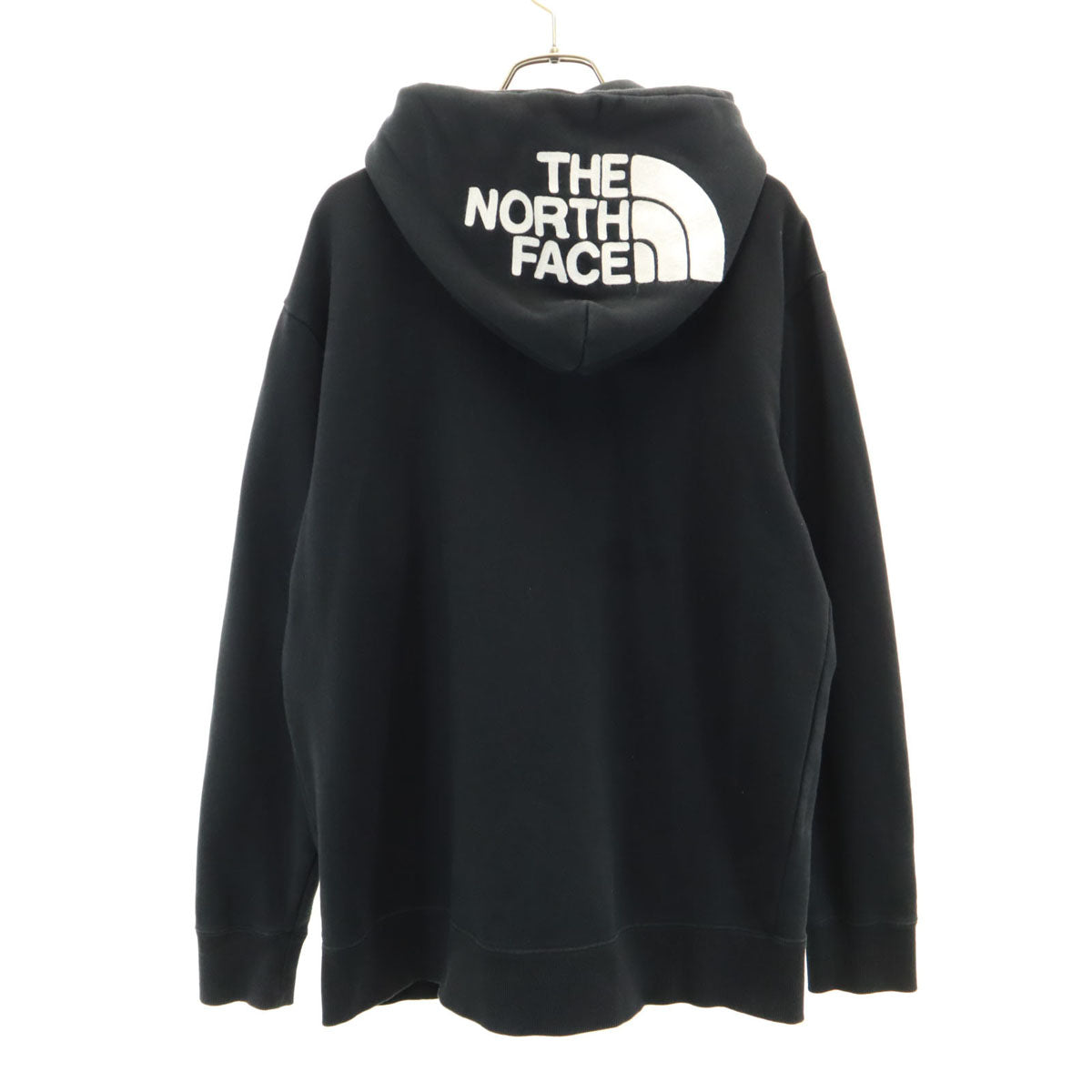 THE NORTH FACE ノースフェイス 長袖 リアビュー スウェット ジップパーカー L ブラック NT12340 アウトドア 裏起毛 メンズ