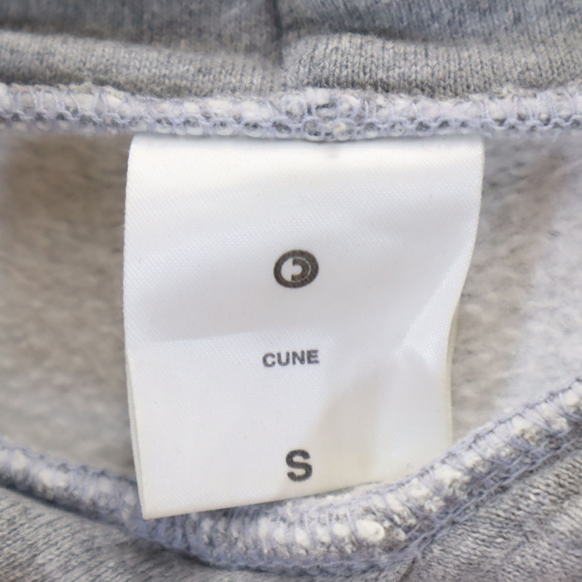 CUNE キューン 長袖 パーカー S グレー レディース