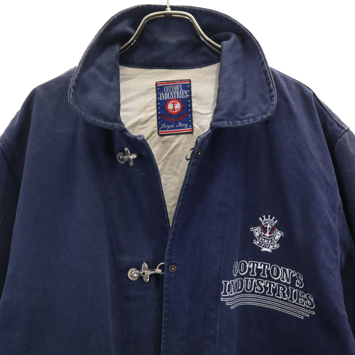 COTTON'S INDUSTRIES 80s 90s ファイヤーマン オールド ジャケット S ネイビー メンズ