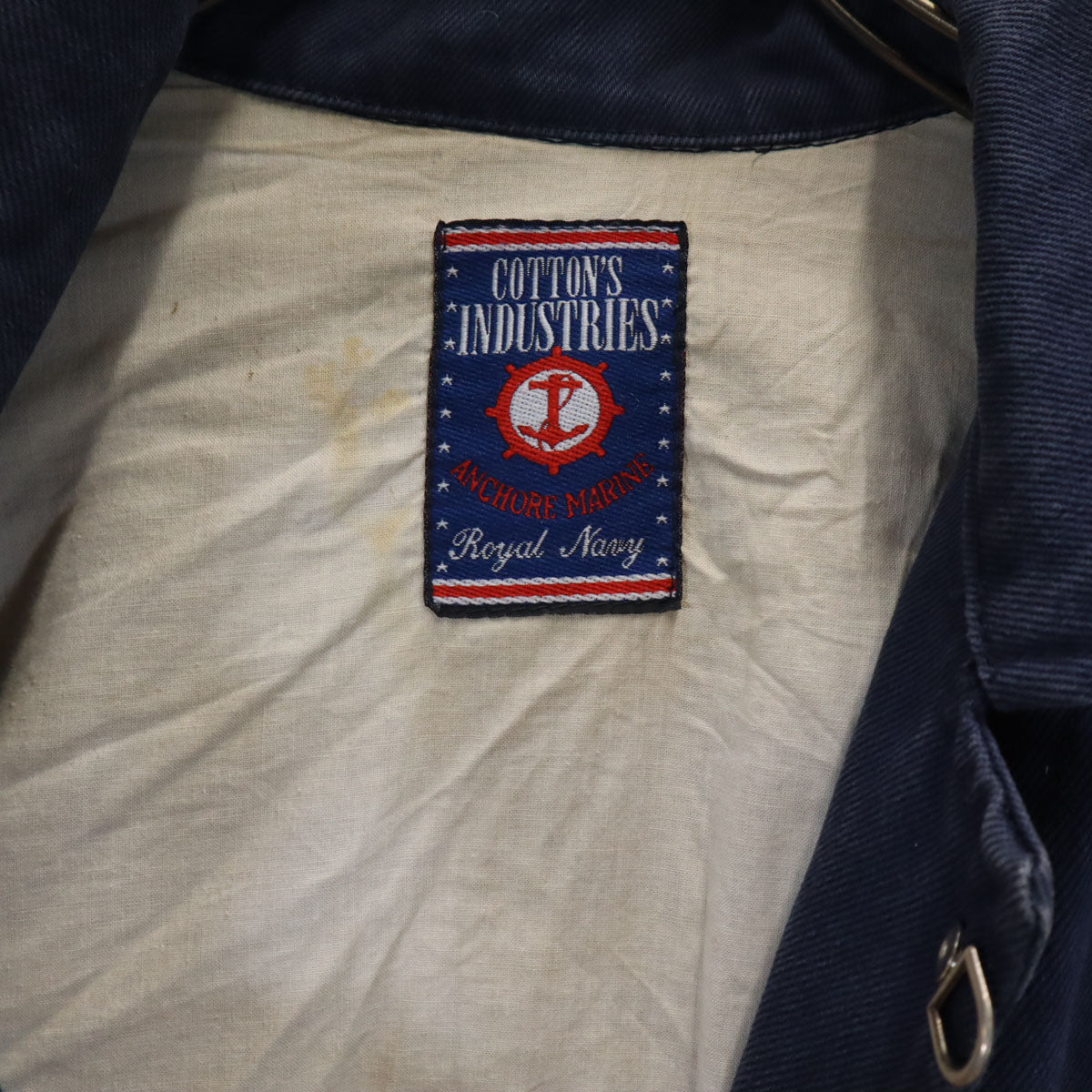 COTTON'S INDUSTRIES 80s 90s ファイヤーマン オールド ジャケット S ネイビー メンズ