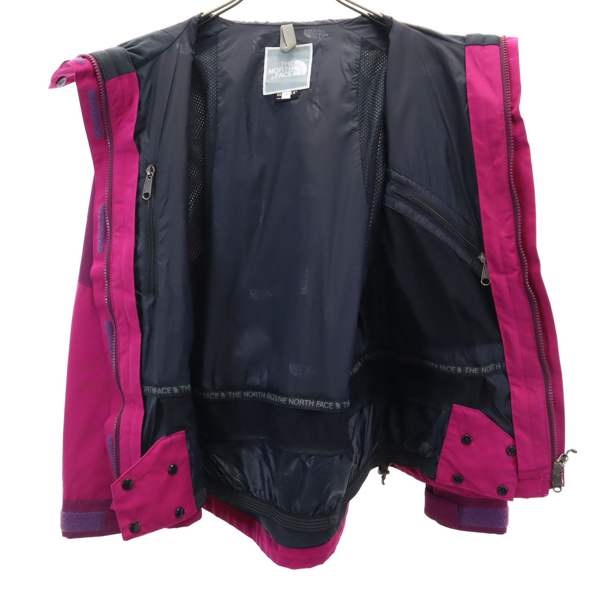 THE NORTH FACE ノースフェイス アウトドア GORE-TEX パウダーガード ナイロンジャケット M ピンク系 NPW15105 レディース