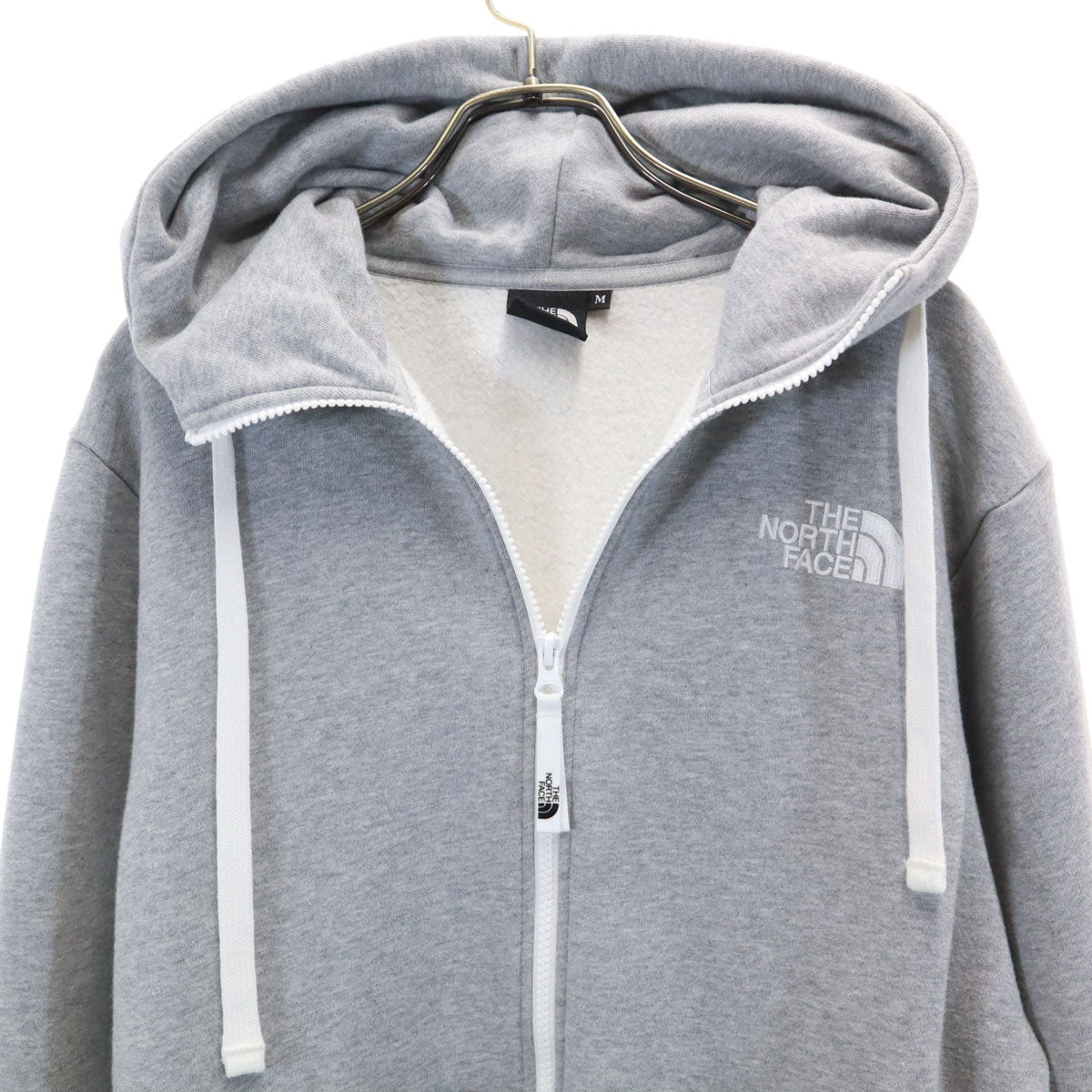 THE NORTH FACE ノースフェイス アウトドア 長袖 ジップパーカー M グレー系 NT11340 裏起毛 スウェット メンズ