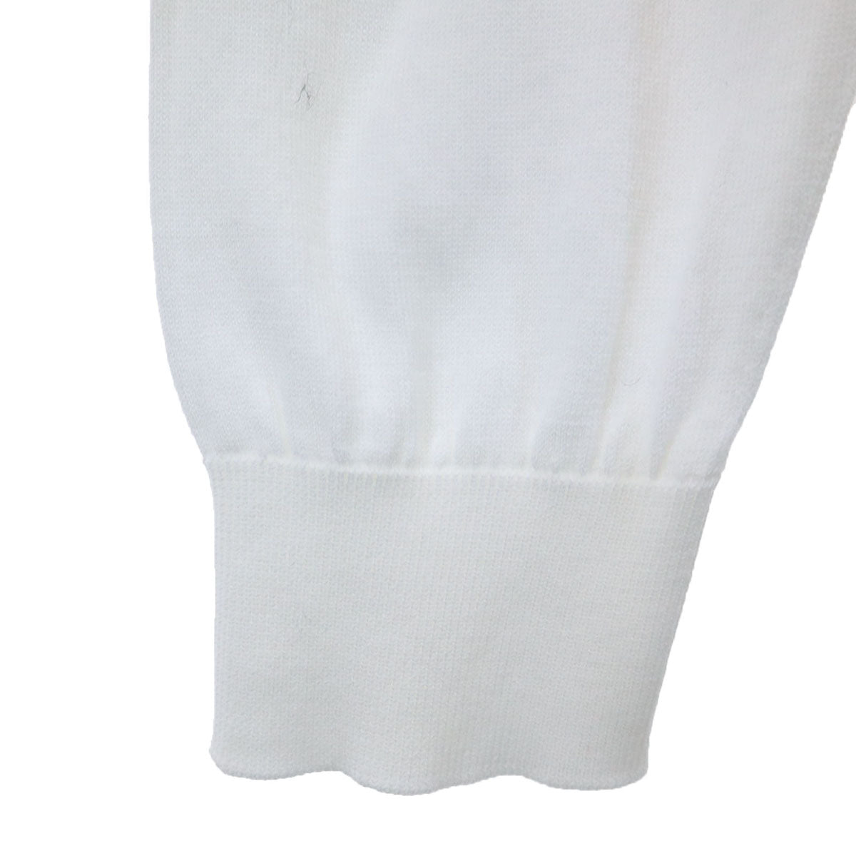 JOHN SMEDLEY ジョンスメドレー イギリス製 長袖 タートル セーター M ホワイト系 ニット メンズ