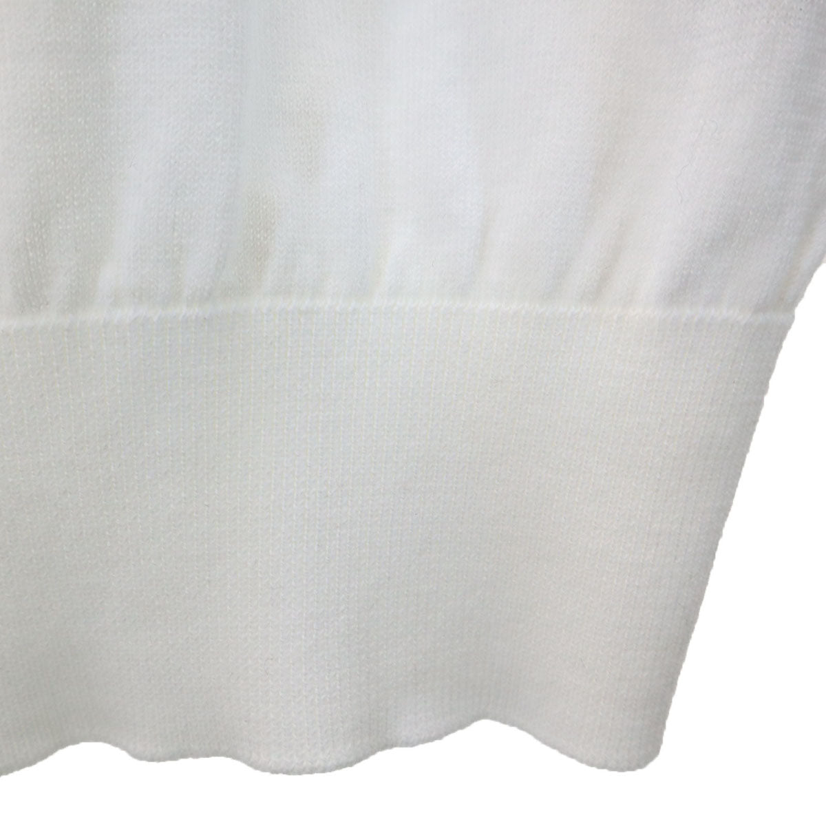 JOHN SMEDLEY ジョンスメドレー イギリス製 長袖 タートル セーター M ホワイト系 ニット メンズ