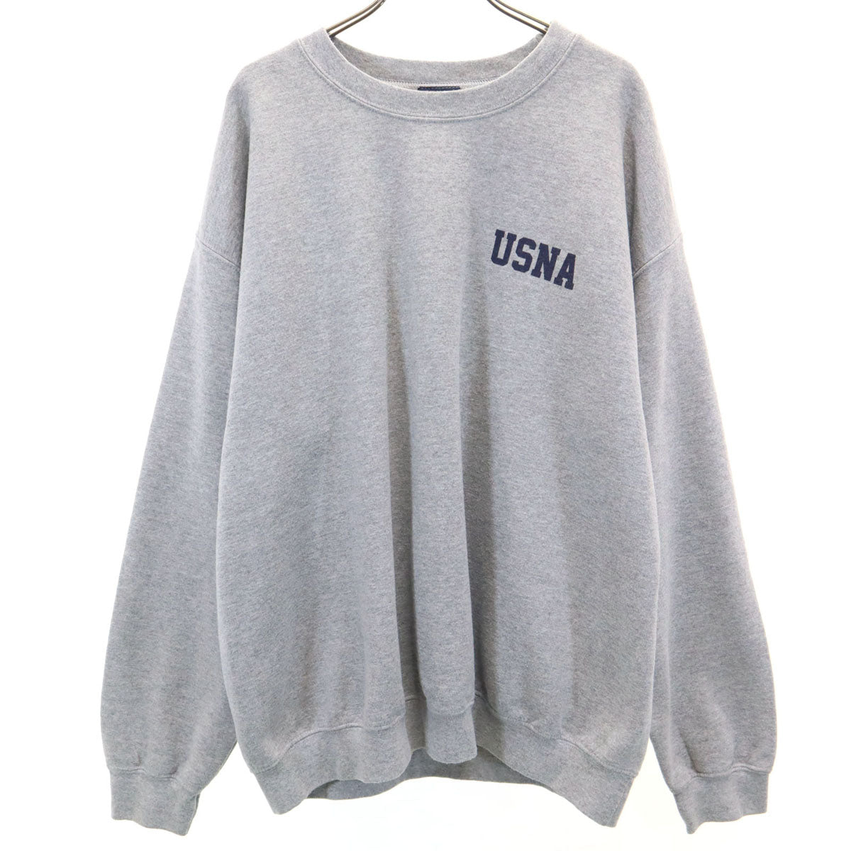 MV SPORT エムブイスポーツ バックプリント 長袖 トレーナー L グレー系 スウェット 裏起毛 メンズ