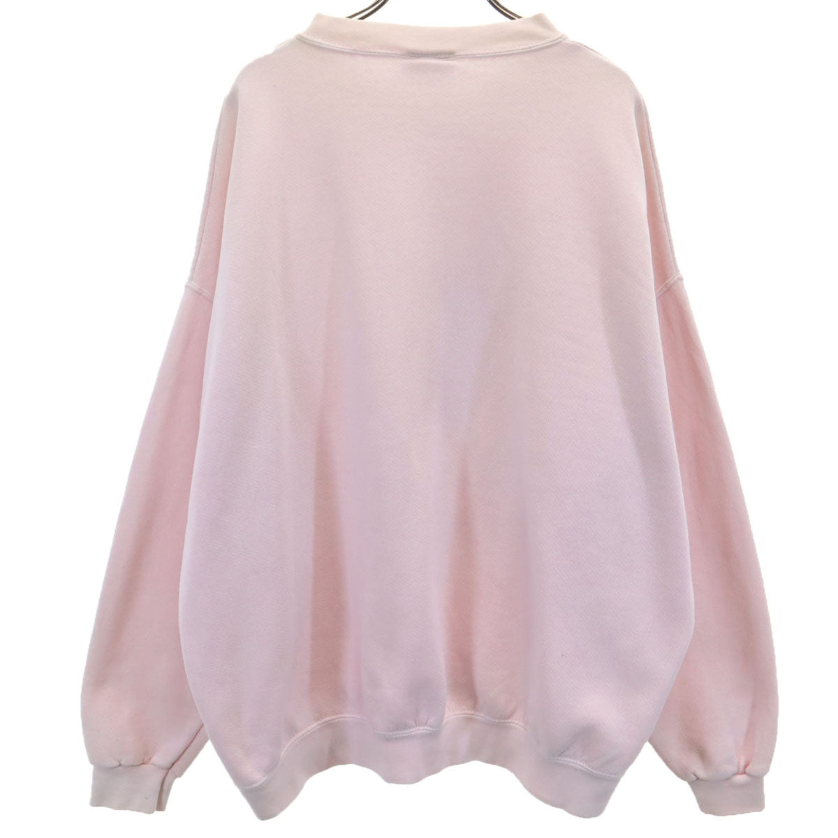 Disneyland ディズニーランド RESORT ミッキーマウス 長袖 トレーナー ピンク系 スウェット 裏起毛 メンズ