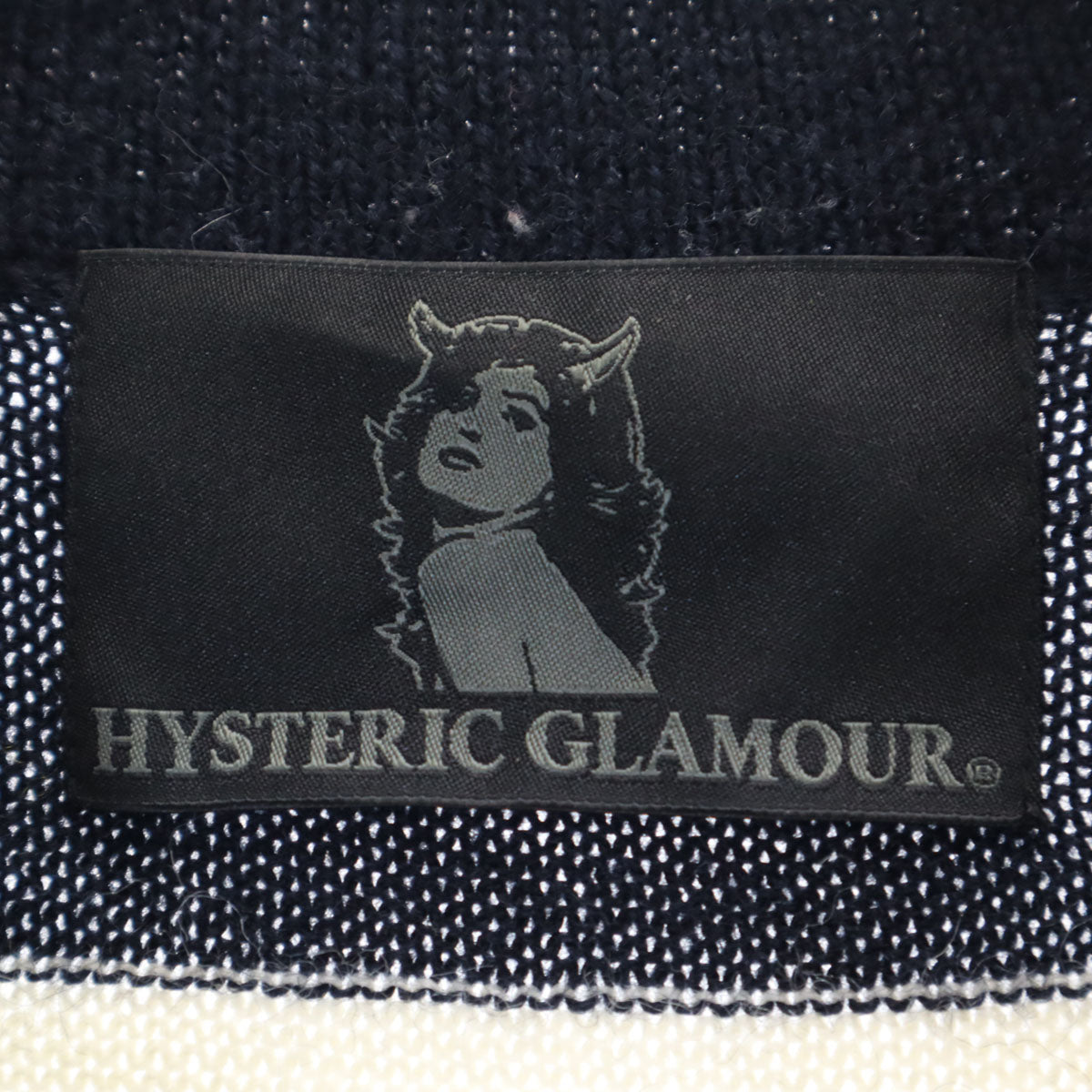 HYSTERIC GLAMOUR ヒステリックグラマー 長袖 カーディガン F ネイビー系 ニット レディース
