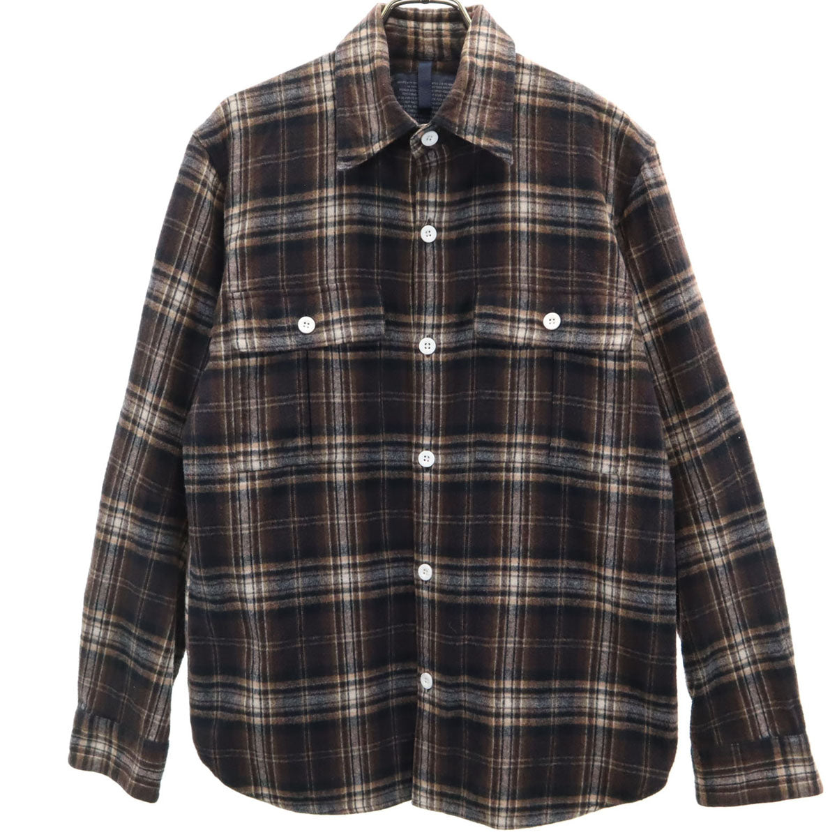 nonnative ノンネイティブ 日本製 チェック 長袖 ネルシャツ 2 ブラウン系 メンズ