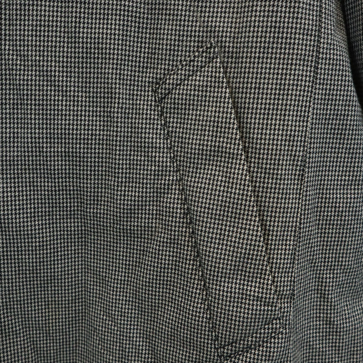 BURBERRY BLUE LABEL バーバリーブルーレーベル 千鳥柄 ステンカラーコート L グレー 三陽商会 メンズ