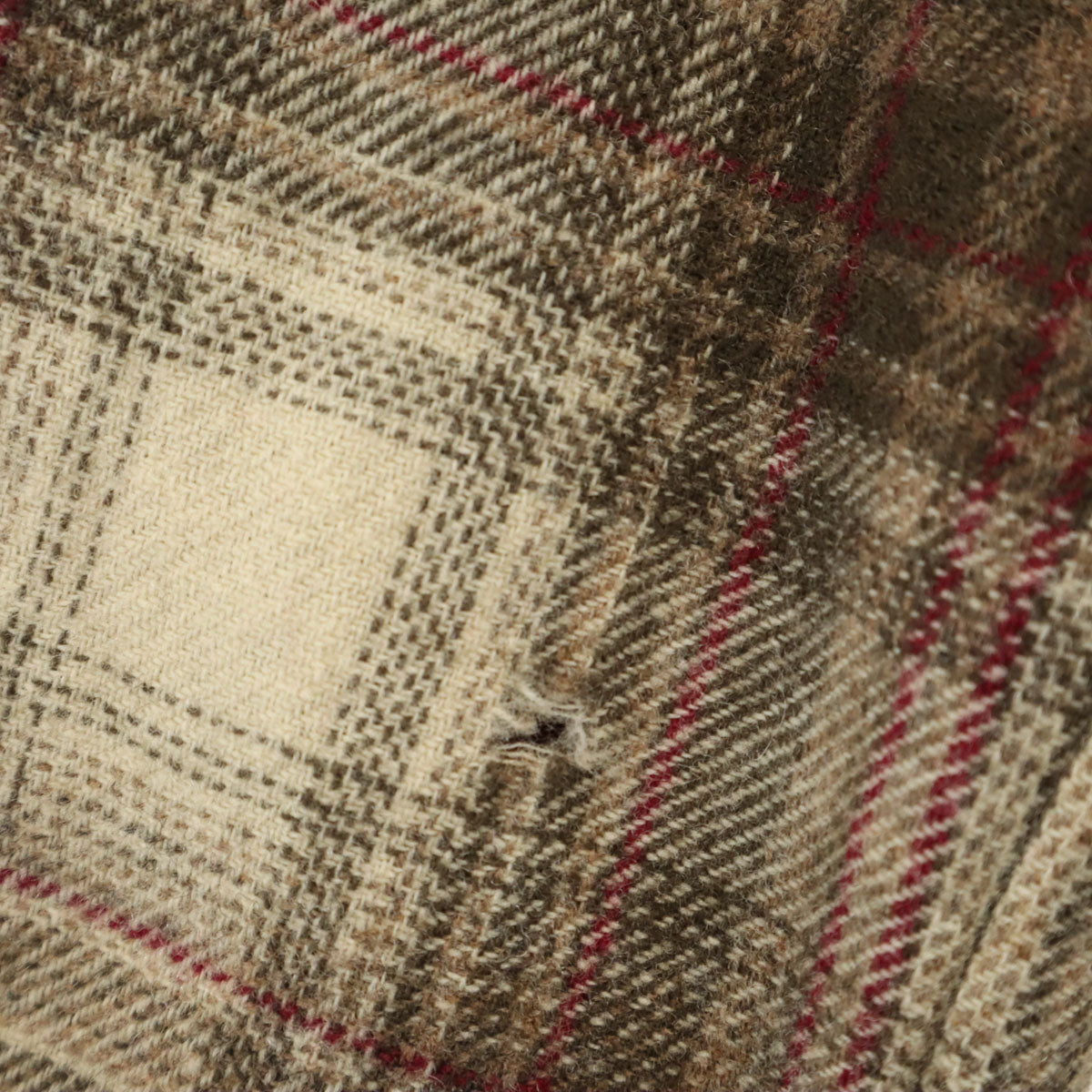 PENDLETON ペンドルトン 70s USA製 ウール ヴィンテージ チェック柄 テーラードジャケット 12 ベージュ系 レディース