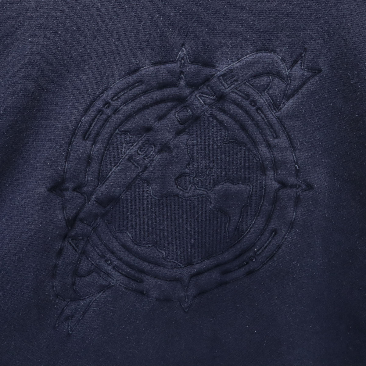 HARD ROCK CAFE ハードロックカフェ 90s USA製 オールド 長袖 スウェット トレーナー L ネイビー系 裏起毛 メンズ