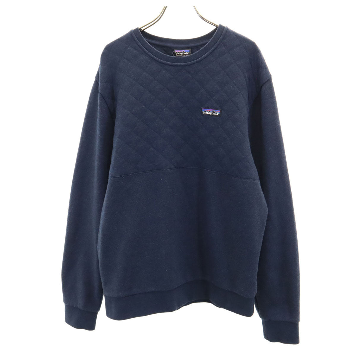 patagonia パタゴニア 長袖 キルト スウェット トレーナー S ネイビー 25320 裏起毛 アウトドア メンズ