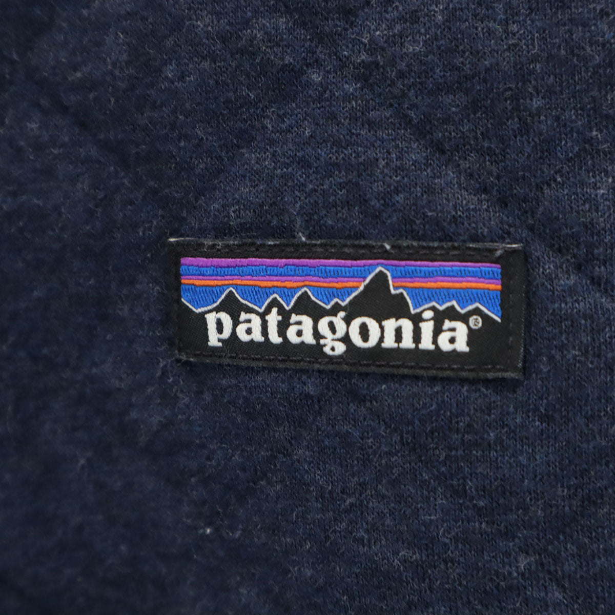 patagonia パタゴニア 長袖 キルト スウェット トレーナー S ネイビー 25320 裏起毛 アウトドア メンズ
