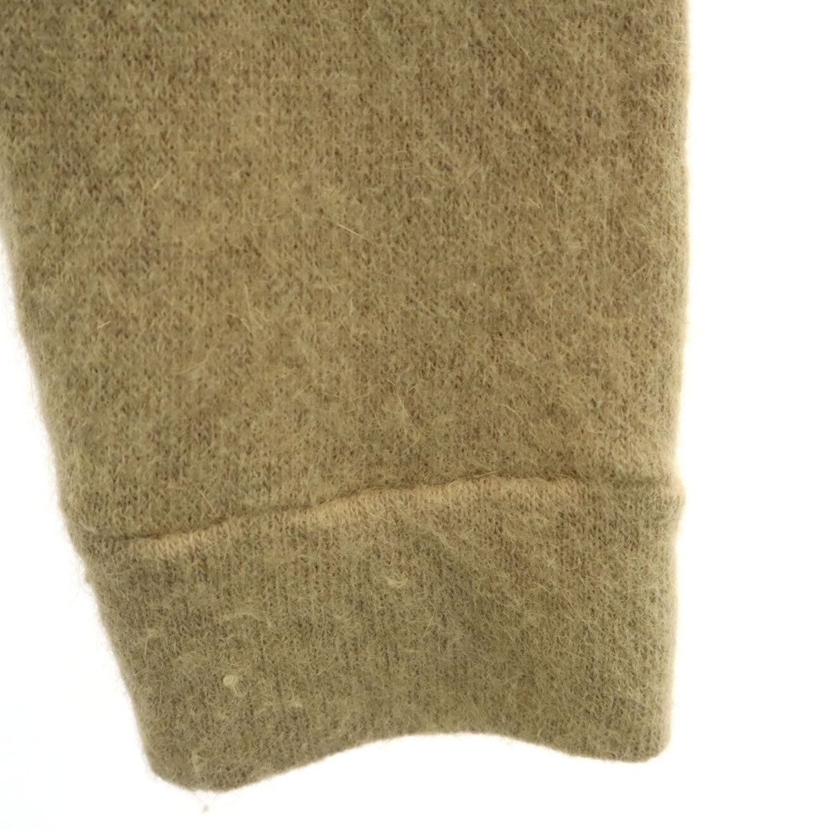 SHAREEF シャリーフ 日本製 アンゴラブレンド 長袖 セーター 1 ベージュ系 ニット メンズ