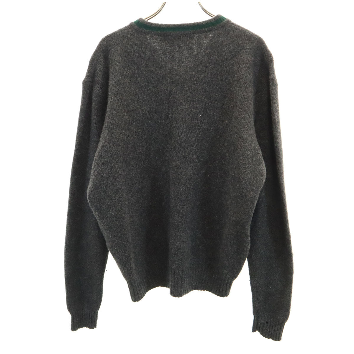 Polo by Ralph Lauren ポロバイラルフローレン 長袖 Vネック セーター M グレー ニット メンズ