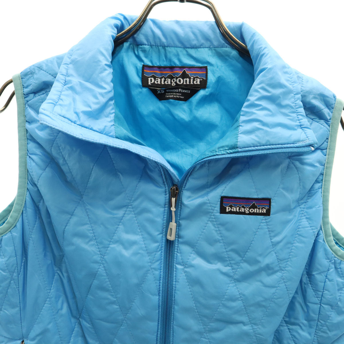 patagonia パタゴニア ナノパフ 中綿ベスト XS ブルー系 アウトドア 84245FA12 レディース